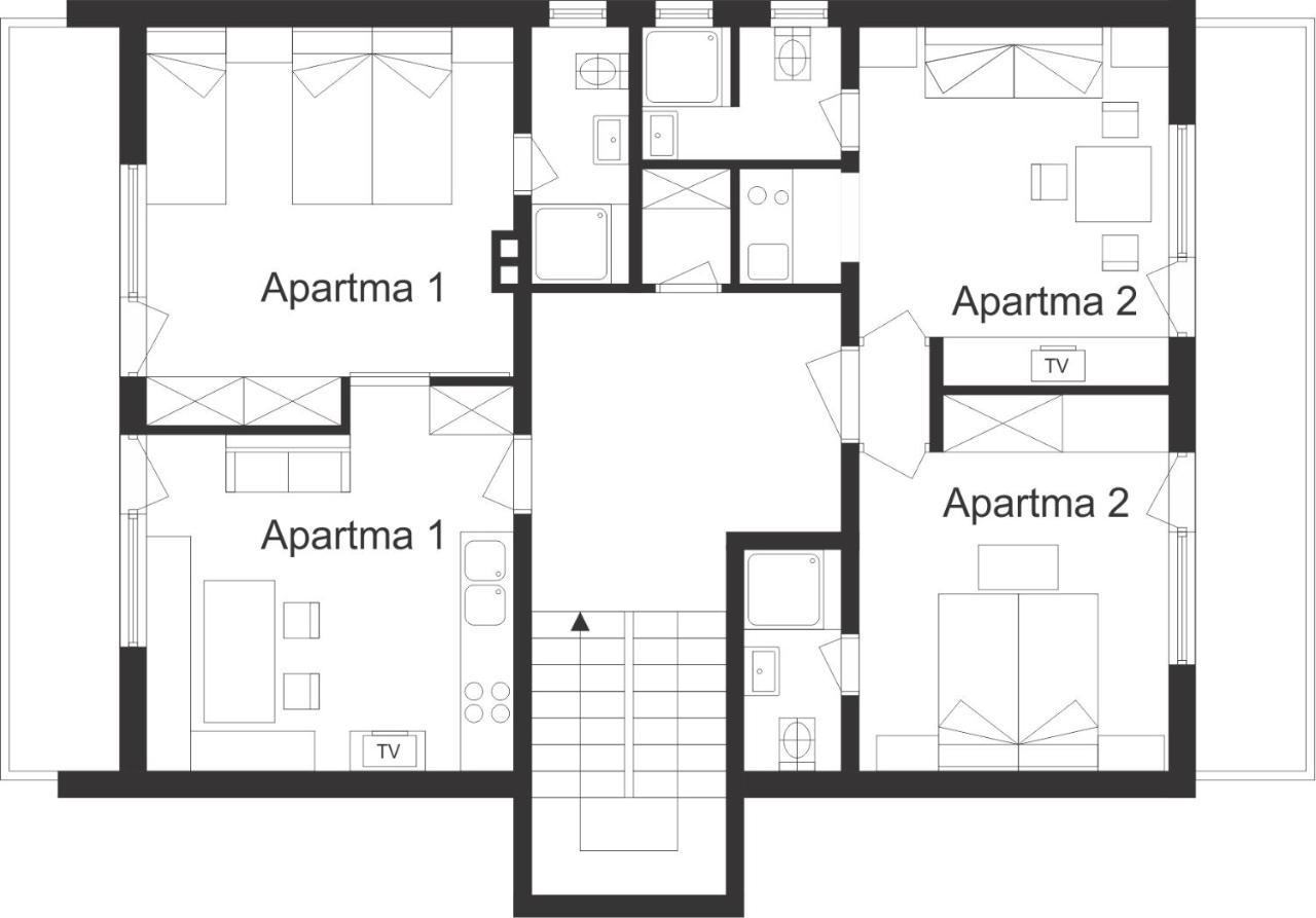 Apartment Sporar Bohinj Dış mekan fotoğraf